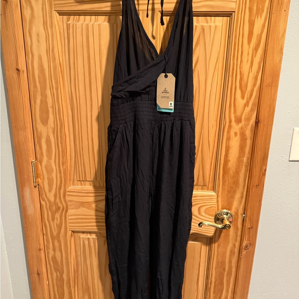 prAna Fernie Black Jumpsuit